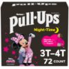 Picture of Pull-Ups Girls' Night-Time Potty Training Pants, Size 3T-4T Overnight Training Underwear (32-40 lbs), 72 Ct