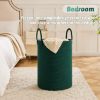 Picture of Artfeel Laundry Basket,Woven Cotton Rope Laundry Hamper,100L for Decorative Storage of Dirty Clothes,Toys and Blankets in Bathroom,Baby Room and Living Room