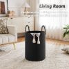 Picture of Artfeel Laundry Basket,Woven Cotton Rope Laundry Hamper,100L for Decorative Storage of Dirty Clothes,Toys and Blankets in Bathroom,Baby Room and Living Room