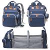 Picture of Astro Alan Baby Diaper Bags with Changing Station, Waterproof Diaper Bag Backpack for Moms Dads with USB Charging Port, Baby Shower Gifts, Large Capacity diaper backpack, Blue