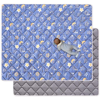 Picture of Premium Foam Baby Play Mat 79" X 55", Extra Large Activity Playmats for Babies,Toddlers, Infants, Soft Thicker Sponge Baby Mat for Floor, Play & Tummy Time, Machine Washable for Easy Care