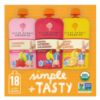 Picture of Peter Rabbit Organics Fruit Flavors Variety Pack 4 oz. Squeezable Pouches (Pack of 18)