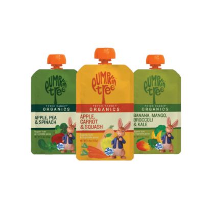 Picture of Peter Rabbit Organics Fruit Vegetable, Squeezable Pouches, 4 Ounce (Pack of 18)