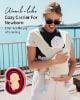 Picture of Newborn Carrier, MOMTORY Baby Carrier, Baby Wraps Carrier Cozy with Hook&Loop for Easily Adjustable, Soft Fabric, Cream