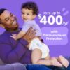 Picture of Luvs Size 1 Baby Diapers, Platinum Protection Bluey Diapers for Day & Night, Size 1, 294 Count (Packaging May Vary)