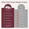 Picture of Momcozy 999 Silver Nursing Cups Original Perforated Breathable Design, 999 Silver Nipple Cover for Breastfeeding Essential, Silver Nipple Shield for Nursing Newborn, Metal Nipple Shields, XL Size