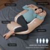 Picture of MOON PARK Pregnancy Pillows for Sleeping - U Shaped Full Body Maternity Pillow with Removable Cover - Support for Back, Legs, Belly, HIPS - 57 Inch - Brown - Cooling Cover