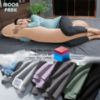 Picture of MOON PARK Pregnancy Pillows for Sleeping - U Shaped Full Body Maternity Pillow with Removable Cover - Support for Back, Legs, Belly, HIPS - 57 Inch - Brown - Cooling Cover