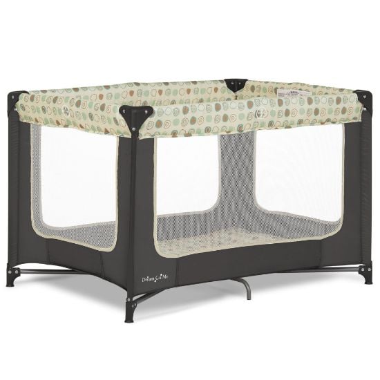 Picture of Dream On Me Zodiak Portable Playard in Grey, Lightweight, Packable and Easy Setup Baby Playard, Breathable Mesh Sides and Soft Fabric - Comes with a Removable Padded Mat