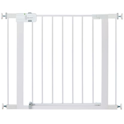 Picture of Safety 1st Easy Install Walk Thru Baby Gate for Doorways, Gate With Door, Dog Gates, Fits 29"-38", Easy Install 28" Tall, White