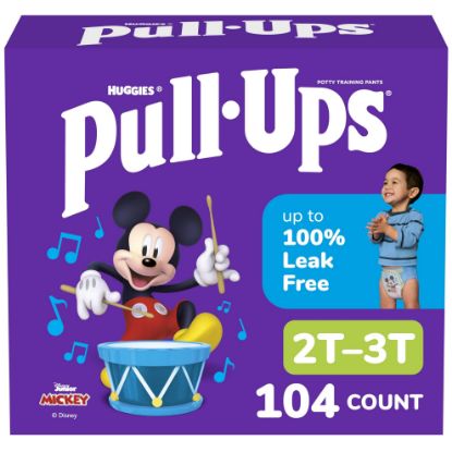 Picture of Pull-Ups Boys' Potty Training Pants, Size 2T-3T Training Underwear (16-34 lbs), 104 Count