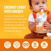 Picture of Serenity Kids 6+ Months World Explorers Baby Food Pouch Puree Made with Ethically Sourced Meats & Organic Veggies - 3.5 Ounce BPA-Free Pouch - Chicken Coconut Curry - 12 Count Organic Baby Food