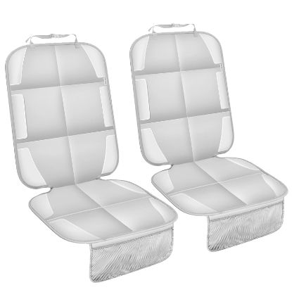 Picture of Meolsaek Car Seat Protector for Child Car Seat, Durable 600D Fabric Waterproof Car Seat Cover with Thick Pad Non-Slip Backing (No Imprints)
