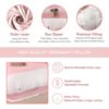 Picture of ALLOPERA Pregnancy Pillow, Full Body Maternity Pillow 57 inch, with Removable Washable Cover - Sleep Support for Legs, Back, Neck, Shoulder, HIPS, Belly for Pregnent Women, Jersey Knit Cotton (Pink)