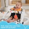 Picture of Fisher-Price Portable Baby Chair, Cute Cow Sit-Me-Up Floor Seat with BPA-Free Teether & Clacker Newborn Developmental Toys