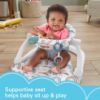 Picture of Fisher-Price Portable Baby Chair Sit-Me-Up Floor Seat with Developmental Toys & Machine Washable Seat Pad, Rainbow Showers