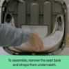 Picture of Ingenuity Baby Base 2-in-1 Booster Feeding and Floor Seat with Self-Storing Tray - Mist