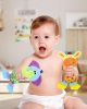 Picture of dearlomum Baby Play Mat Baby Gym,Funny Play Piano Tummy Time Baby Activity Gym Mat with 5 Infant Sensory Baby Toys and 2 Baby Soft Rattles, Boy & Girl Gifts for Newborn 0 to 3 6 9 12 Months(Blue)