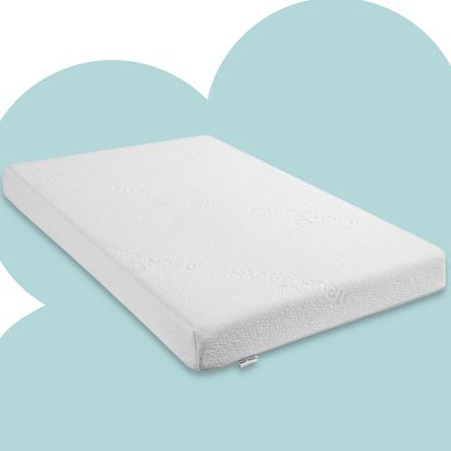 Picture of Hygge Hush Pack and Play Mattress Pad, Playard Mattress Memory Foam, Portable Toddlers Mattress Firmness Featuring Soft Removable Washable Outer Cover