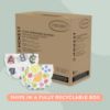 Picture of The Honest Company Clean Conscious Diapers | Plant-Based, Sustainable | So Delish + All The Letters | Super Club Box, Size 5 (27+ lbs), 84 Count