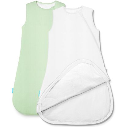 Picture of PurComfy Supersoft Sleep Sack 1.0 TOG, Premium Bamboo Viscose Baby Sleeping Bag, 2-Way Safe Zipper Sleep Sacks 6-15 Months