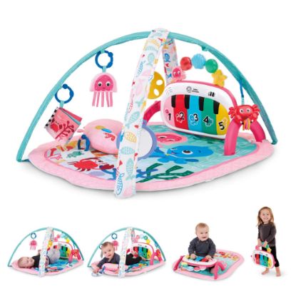 Picture of Baby Einstein Ocean Explorers 4-in-1 Kickin’ Tunes Jellyfish Jamboree Music & Language Discovery Gym, Pink, Ages 0 Months and Up