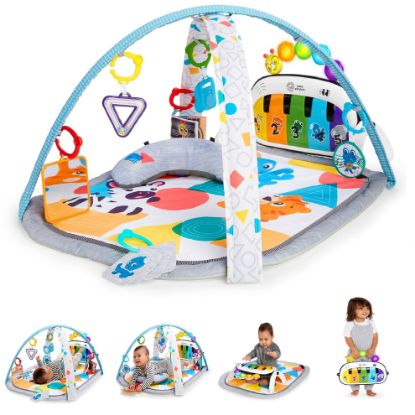 Picture of Baby Einstein 4-in-1 Kickin' Tunes Music and Language Play Gym and Piano Tummy Time Activity Mat