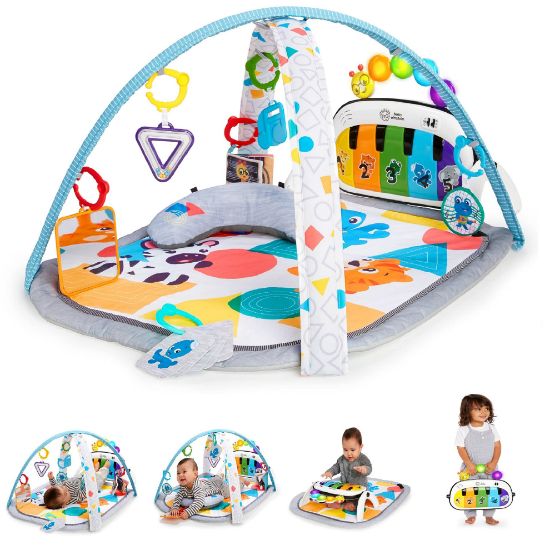 Picture of Baby Einstein 4-in-1 Kickin' Tunes Music and Language Play Gym and Piano Tummy Time Activity Mat