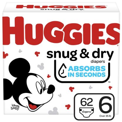Picture of Huggies Snug & Dry Diapers, Size 6