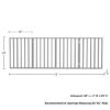 Picture of Pet Gate - 4-Panel Indoor Foldable Dog Fence for Stairs, Hallways, or Doorways - 72x24-Inch Retractable Wood Freestanding Dog Gates by PETMAKER (Gray)