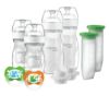 Picture of Playtex Baby Nurser Newborn Gift Set with Drop-Ins Bottle Liners, Closer to Breastfeeding, 4 Bottles (2x4 Oz, 2x8 Oz), 40 Liners, 2 Binky Pacifiers