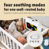Picture of HousexHeart Dreams Baby Soother - Portable Sound Machine & Nightlight for Newborns & Infants | Gentle Motion, Calming Tropical Sounds & Remote Control | Clip-On for Crib, Car & Nursery