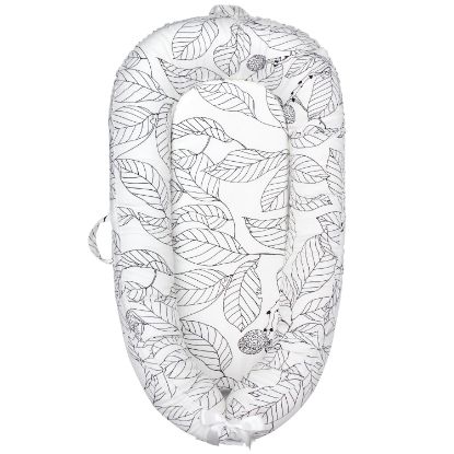 Picture of Mamibaby Baby Lounger Cover, 100% Breathable & Nest Pillow Cover for 0-24 Months,Portable Adjustable Infant Floor Seat for Travel, newbown Essential, Co-Sleeper Baby Snuggle(Flower)