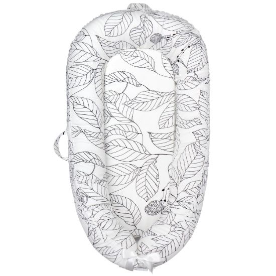 Picture of Mamibaby Baby Lounger Cover, 100% Breathable & Nest Pillow Cover for 0-24 Months,Portable Adjustable Infant Floor Seat for Travel, newbown Essential, Co-Sleeper Baby Snuggle(Flower)