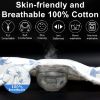 Picture of Mamibaby Baby Lounger cover, 100% Soft & Breathable Infant Floor Seat, Portable Adjustable Nest Pillow Cover for Tummy Time & Travel, Newborn Must Have Essentials Organic Co-Sleeper Baby snuggle (Elk)