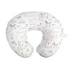 Picture of Boppy Original Nursing Pillow, White and Gold Notebook, Ergonomic Nursing Essentials for Bottle and Breastfeeding, Firm Fiber Fill, with Removable Pillow Cover, Machine Washable