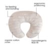 Picture of Boppy Bare Naked Original Nursing Pillow, Pillow Only, Cover Sold Separately, Nursing Essentials for Bottle and Breastfeeding, with 100% Organic Cotton Fabric