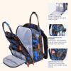 Picture of BabbleRoo Diaper Bag Backpack - Baby Essentials Travel Tote - Multi function Waterproof Diaper Bag, Travel Essentials Baby Bag with Changing Pad, Stroller Straps & Pacifier Case - Unisex, Blue Camo