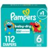 Picture of Pampers Diapers - Baby Dry - Size 6, 112 Count, Absorbent Disposable Infant Diaper (Packaging May Vary)