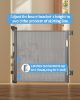 Picture of Veraste Retractable Baby Gate,Mesh Baby Gate or Mesh Dog Gate,33" Tall,Extends up to 71" Wide,Child Safety Gate for Doorways,Stairs,Hallways,Indoor/Outdoor(Grey,33"x71")