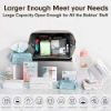 Picture of DEBUG Baby Diaper Bag Backpack with Changing Station for Boys Girl, Baby Registry Search Must Haves Shower Gifts Baby Stuff Newborn, Dad Grey Large Travel Waterproof Diapers Bag with Stroller Straps