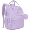 Picture of RUVALINO Diaper Bag Backpack, Multifunction Travel Pack Maternity Baby Changing Bags, Large Capacity, Waterproof, Taro Purple