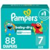 Picture of Pampers Diapers - Baby Dry - Size 7, 88 Count, Absorbent Disposable Infant Diaper (Packaging May Vary)