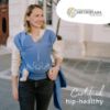 Picture of Boba Baby Wrap Carrier Newborn to Toddler - Stretchy Baby Wraps Carrier - Baby Sling - Hands-Free Baby Carrier Wrap - Baby Carrier Sling - Baby Carrier Newborn to Toddler 7-35 lbs (Vintage Navy Blue)