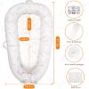 Picture of Mamibaby Baby Lounger Cover,100% Cotton Breathable Soft Newborn Lounger Cover, Portable Lightweight Adjustable Infant Floor Seat for Travel, Newborn Must Have Essentials Baby Registry Search