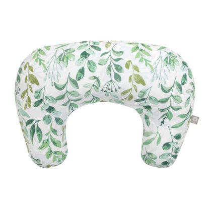 Picture of Boppy Nursing Pillow, Green Sage Leaf, Larger, More Supportive Pillow for Breastfeeding and Bottle Feeding, Firmer Fill, Higher Lift, Larger Area Than Original Nursing Pillow