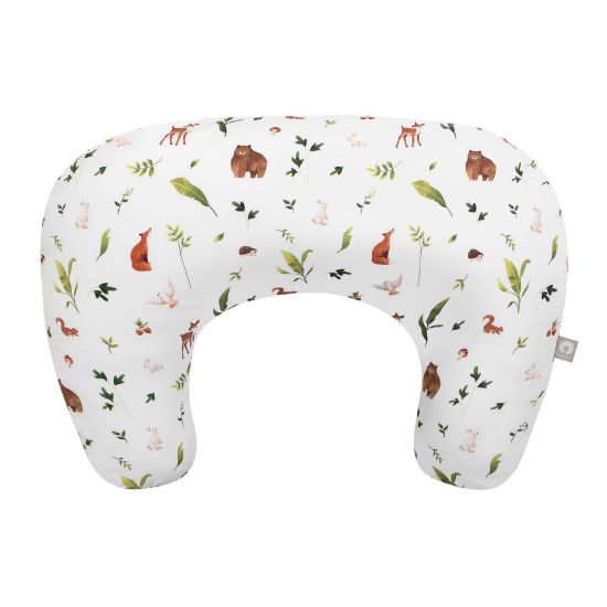 Picture of Boppy Nursing Pillow, Neutral Plants and Animals, Larger, More Supportive Pillow for Breastfeeding and Bottle Feeding, Firmer, Higher, Larger Area Than Original Nursing Pillow