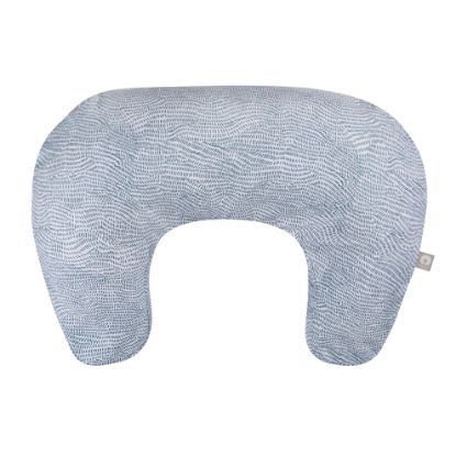Picture of Boppy Nursing Pillow, Blue Speckled Current, Larger, Firmer, More Supportive Pillow for Breastfeeding and Bottle Feeding, Firmer Fill, Higher Lift, Larger Area Than Original Nursing Pillow