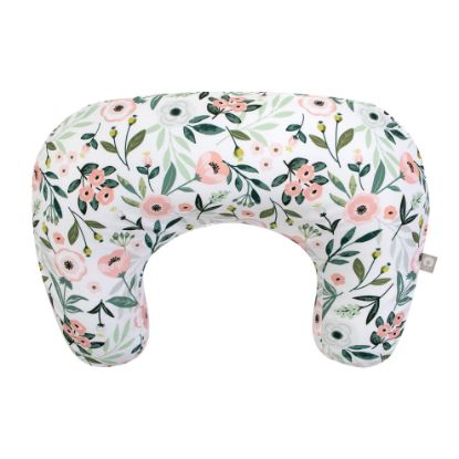 Picture of Boppy Nursing Pillow, Pink Garden Flowers, Larger, More Supportive for Breastfeeding and Bottle Feeding, Firmer Fill, Higher Lift, Larger Area Than Original Nursing Pillow