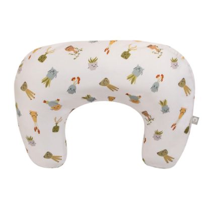 Picture of Boppy Nursing Pillow, Tan Happy Houseplants, Larger, Firmer, More Supportive Pillow for Breastfeeding and Bottle Feeding, Firmer Fill, Higher Lift, Larger Area Than Original Nursing Pillow